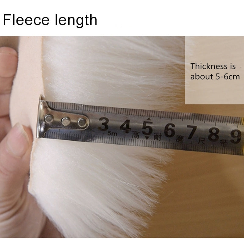 ELECTROPRIME Love Heart Rugs Artificial Wool Sheepskin Hairy Carpet Faux Floor Mat Fur Plain Fluffy Soft Area Rug Tapetes, Size:50*60cm(Yellow)