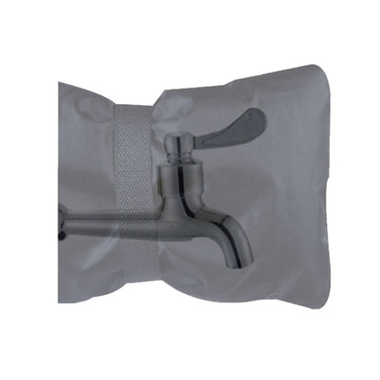 ELECTROPRIME 2 PCS Outdoor Terrace Winter Faucet Protective Cover Anti-icing Antifreeze Warm Cover(Black)