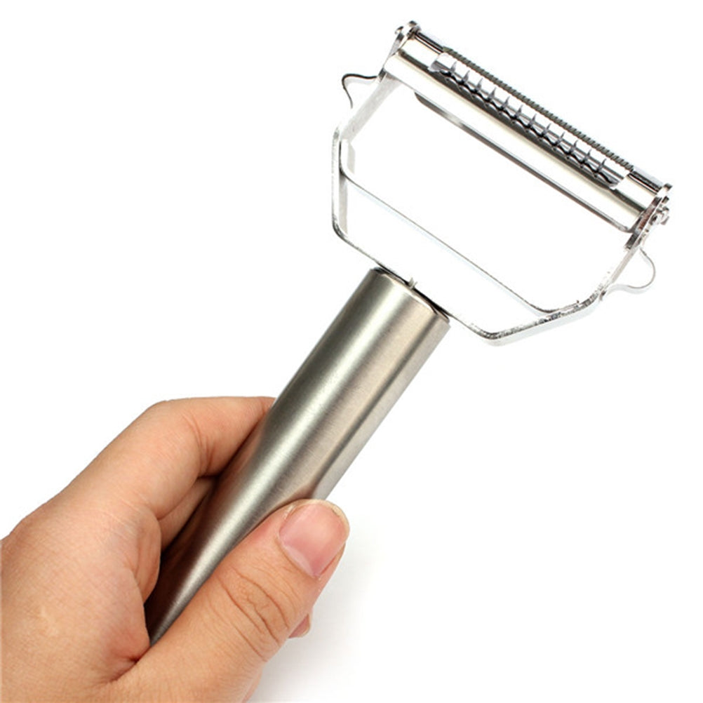 ELECTROPRIME Multifunction Stainless Steel Vegetable Peeler Double Planing Grater