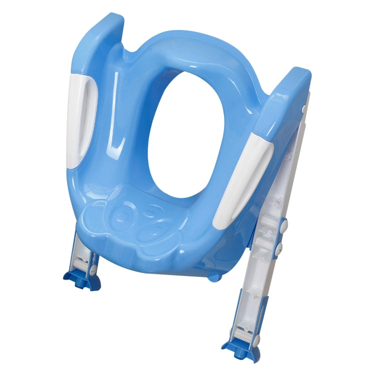 ELECTROPRIME Baby Potty Toilet Chair Training Seat With Adjustable Ladder Infant Anti Slip Folding Toilet Trainer Safety Seats(Blue)