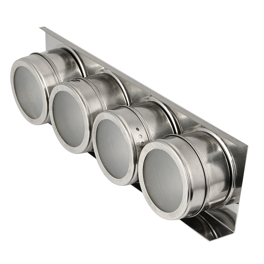 ELECTROPRIME Stainless Steel Magnetic Kitchen Seasoning Cruet Set