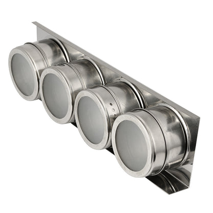 ELECTROPRIME Stainless Steel Magnetic Kitchen Seasoning Cruet Set