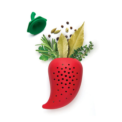 ELECTROPRIME XTB181014 Creative Chili Spice Spice Filter Soup Silicone Seasoning Kit