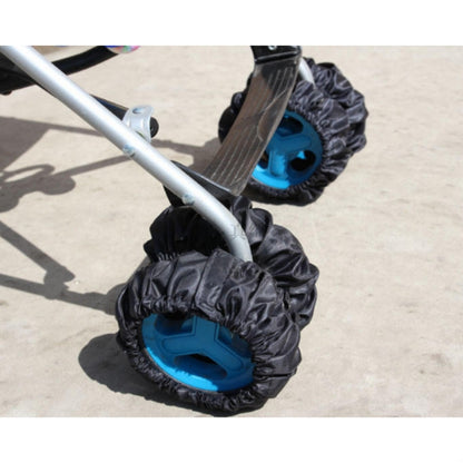 ELECTROPRIME Household Dust-proof And Dirty-proof Wheel Cover Baby Wheel Cover, Size:S(Black)