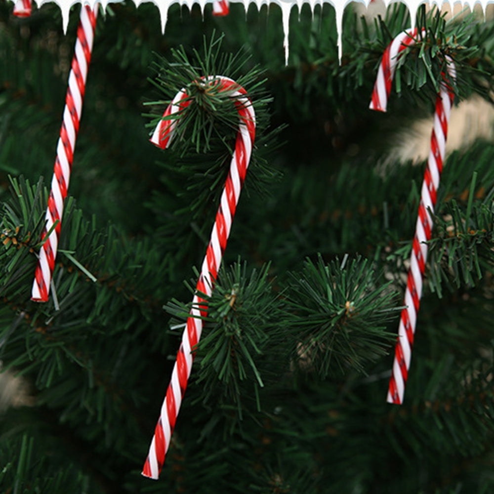 ELECTROPRIME 6 PCS / Pack Christmas Decorations Christmas Candy Cane Christmas Tree Ornaments