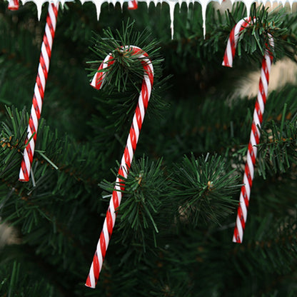 ELECTROPRIME 6 PCS / Pack Christmas Decorations Christmas Candy Cane Christmas Tree Ornaments