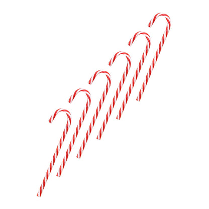 ELECTROPRIME 6 PCS / Pack Christmas Decorations Christmas Candy Cane Christmas Tree Ornaments