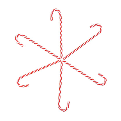ELECTROPRIME 6 PCS / Pack Christmas Decorations Christmas Candy Cane Christmas Tree Ornaments