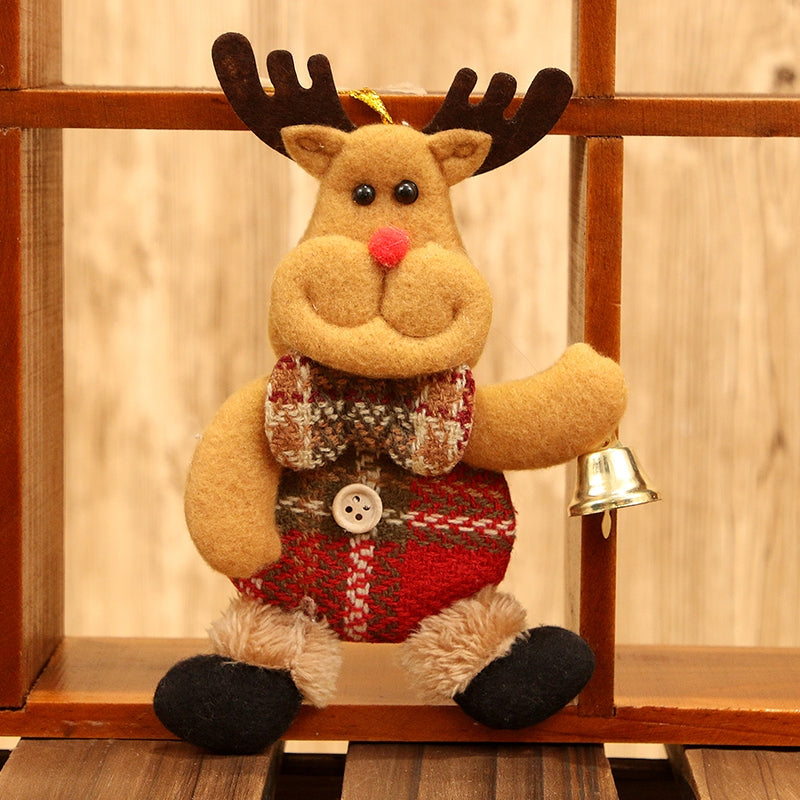 ELECTROPRIME Christmas Home Decor Hanging Onaments Dolls Christmas Tree Decorations(Elk)