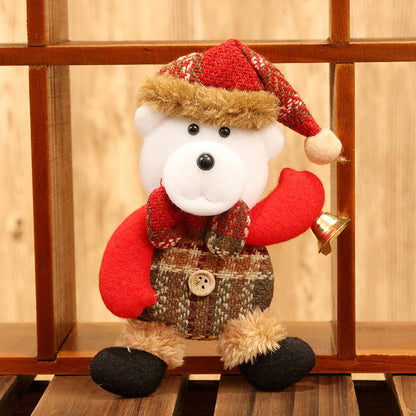 ELECTROPRIME Christmas Home Decor Hanging Onaments Dolls Christmas Tree Decorations(Bear)