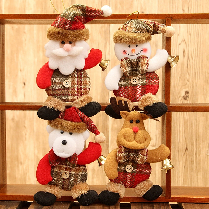 ELECTROPRIME Christmas Home Decor Hanging Onaments Dolls Christmas Tree Decorations(Bear)