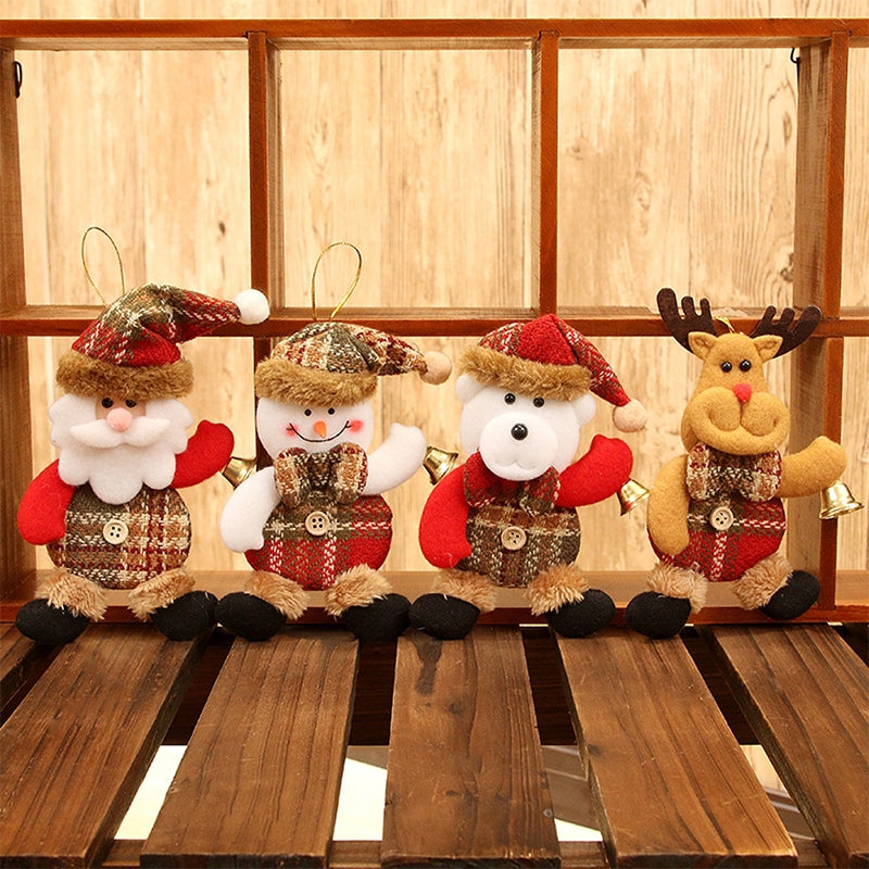 ELECTROPRIME Christmas Home Decor Hanging Onaments Dolls Christmas Tree Decorations(Bear)