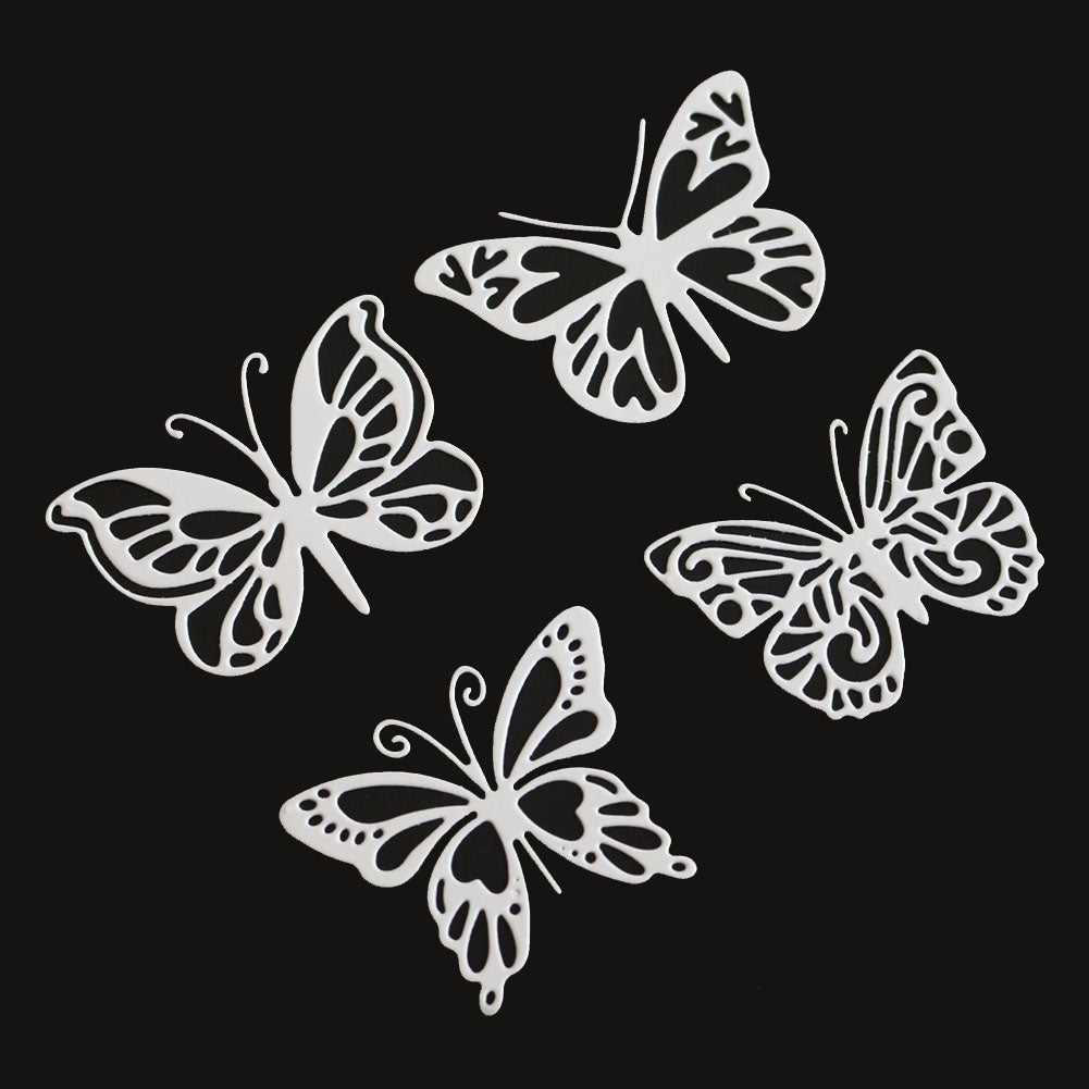 ELECTROPRIME Four Butterfly Metal Embossing Cutting Die DIY Carbon Steel Die