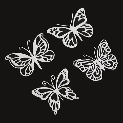 ELECTROPRIME Four Butterfly Metal Embossing Cutting Die DIY Carbon Steel Die