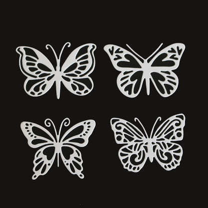 ELECTROPRIME Four Butterfly Metal Embossing Cutting Die DIY Carbon Steel Die