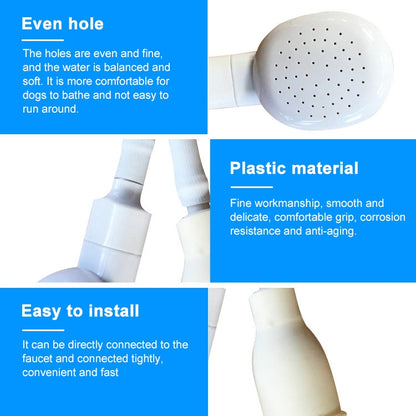 ELECTROPRIME Round Shape High Pressure Handheld Shower Head Water Saving Bathroom Accessories