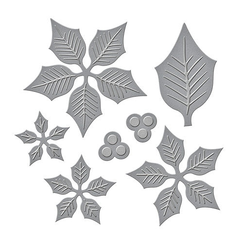 ELECTROPRIME Layered Poinsettia Carbon Steel Knife Mold Children Puzzle Paper Cutting Knife Mold