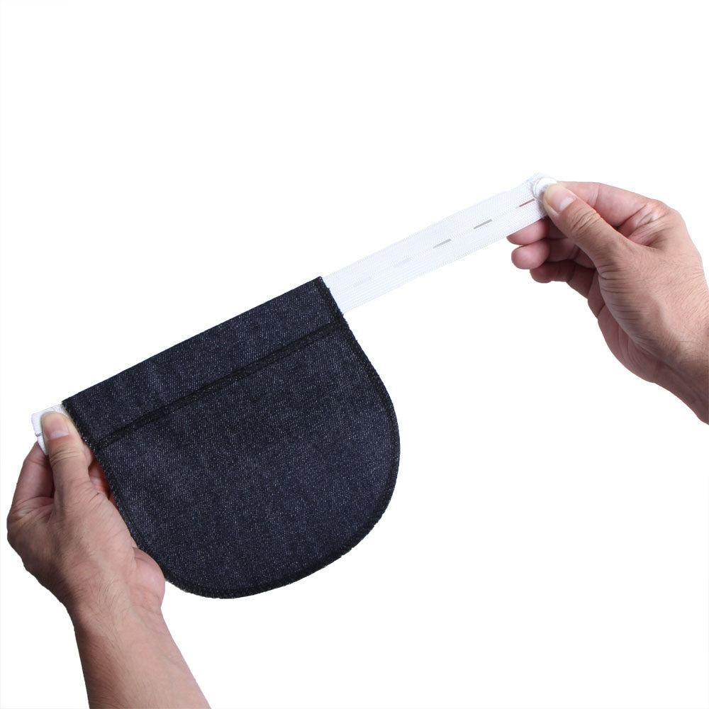 ELECTROPRIME Pregnant Women May Be Adjusted To Change The Waistband Elastic Waistband Extended Buckle, Color:Black