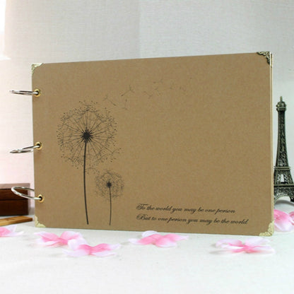 ELECTROPRIME Bronzing Albums Couples Album Creative Paste-style Album Manual Thin(Dandelion)