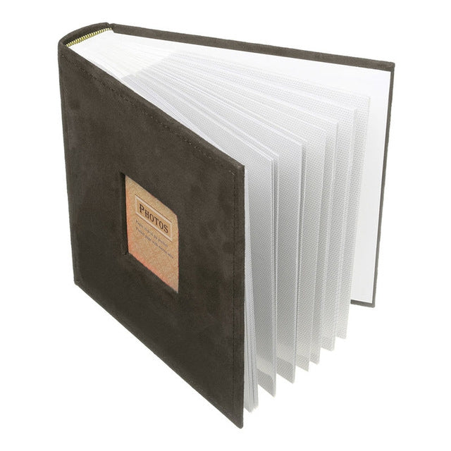 ELECTROPRIME N55078 7 inch 50 Pages for 200 PCS Photos Velvet Face Album Insert Type Album Storage Book(Green)