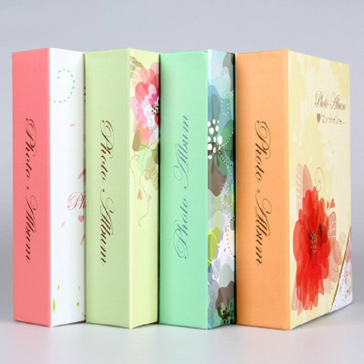 ELECTROPRIME Photo Album 6 Inch 200 Sheets Without Boxing Simple Thin Film(Flower Color Mixed Delivery)