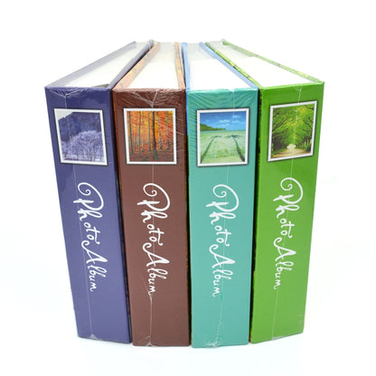ELECTROPRIME Photo Album 6 Inch 200 Sheets Without Boxing Simple Thin Film(Flower Color Mixed Delivery)