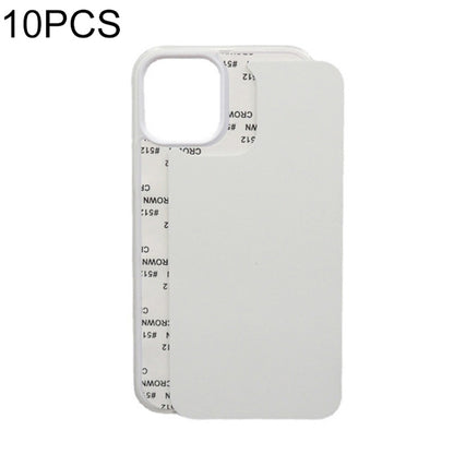 ELECTROPRIME For iPhone 15 Plus 10PCS 2D Blank Sublimation Phone Case(Transparent)