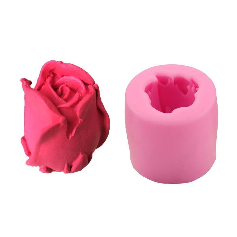 ELECTROPRIME Roses Cake Series Silicone Candle Mold   Food Grade Baking Tools