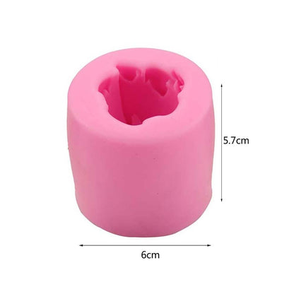 ELECTROPRIME Roses Cake Series Silicone Candle Mold   Food Grade Baking Tools