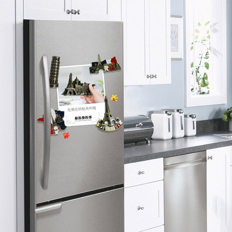 ELECTROPRIME Architectural Landscape Metal Magnetic Refrigerator Stickers Home Decoration(Qatar)