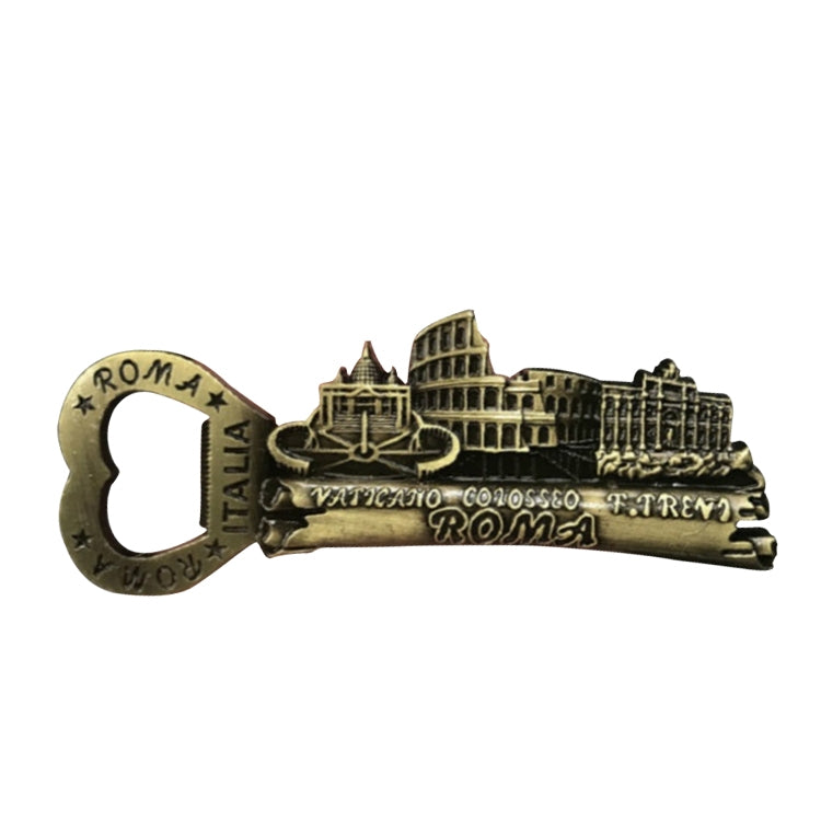 ELECTROPRIME Architectural Landscape Metal Magnetic Refrigerator Stickers Home Decoration( Gladiaran Bottle Opener)