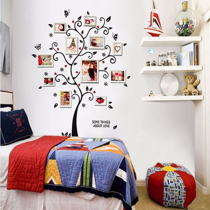 ELECTROPRIME 3D DIY Removable Photo Tree PVC Wall Stickers Mural Art Home Decor