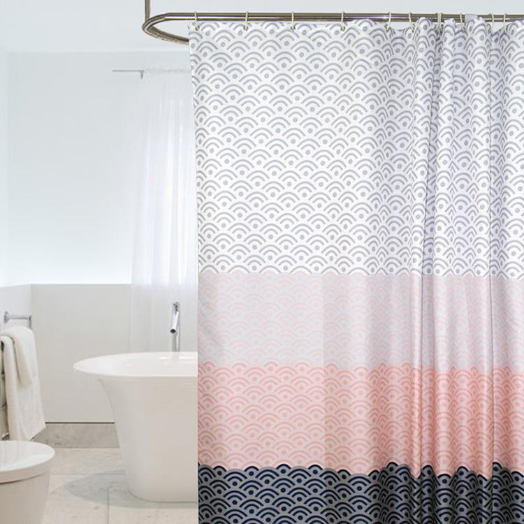 ELECTROPRIME Geometric Shower Curtain Waterproof Bath Bathroom Curtain, Size:With 280 x Height 200cm