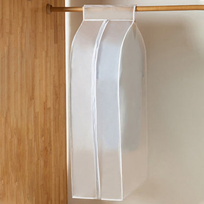 ELECTROPRIME PEVA Three-dimensional Dustproof Cloth Cover Bags Hanging Storage Bag Waterproof Cover(White)