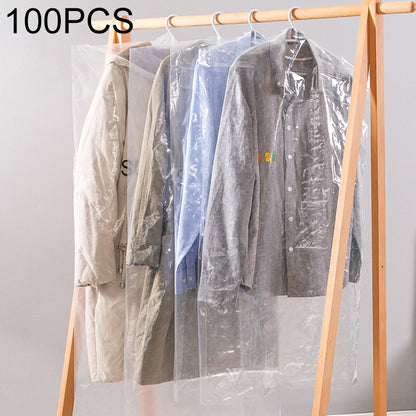 ELECTROPRIME 100 PCS Disposable Transparent Clothes Dust Bag Dust Cover, Size:60x100cm, Thickness:PP 4 Wires