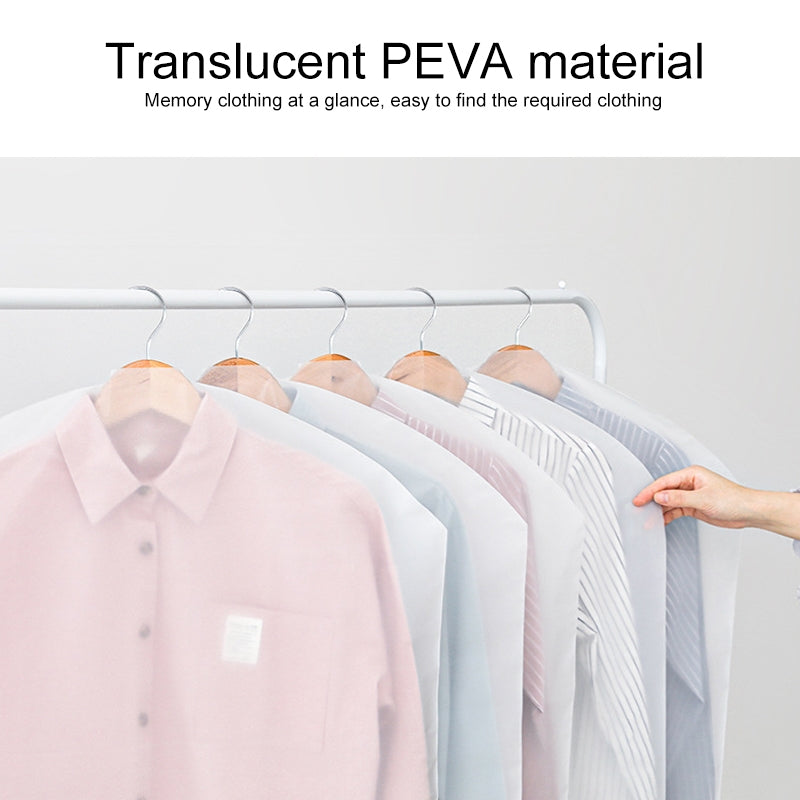 ELECTROPRIME 100 PCS Disposable Transparent Clothes Dust Bag Dust Cover, Size:60x150cm, Thickness:PP 4 Wires