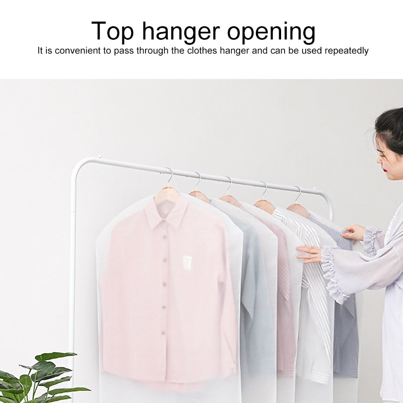 ELECTROPRIME 100 PCS Disposable Transparent Clothes Dust Bag Dust Cover, Size:60x150cm, Thickness:PP 4 Wires