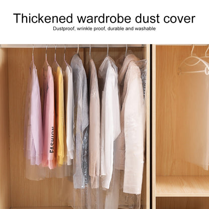 ELECTROPRIME 100 PCS Disposable Transparent Clothes Dust Bag Dust Cover, Size:60x150cm, Thickness:PP 4 Wires