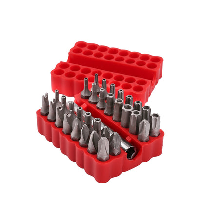 ELECTROPRIME 33 in 1 Electric Screwdriver Safety Bit Set with Magnetic Extension Drill Holder
