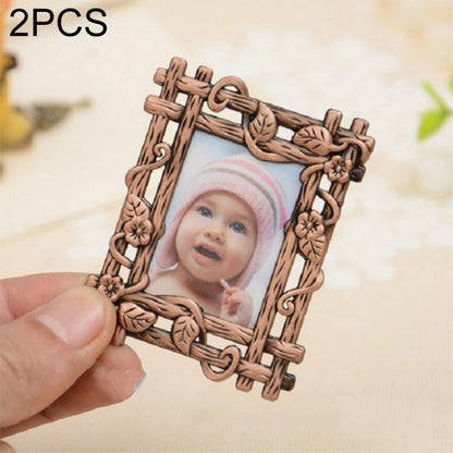 ELECTROPRIME 2 PCS Creative Metal Vintage Photo Frame(Fence)