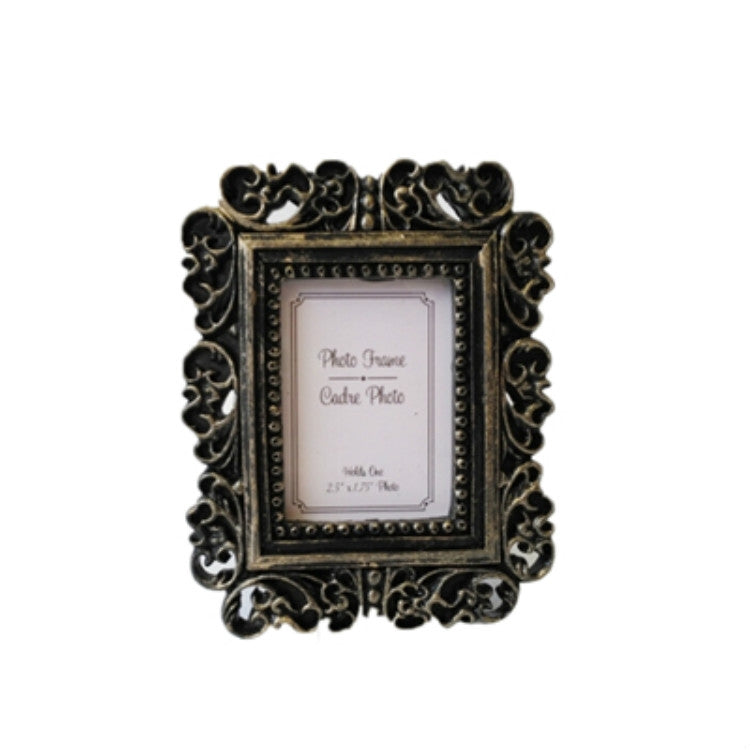 ELECTROPRIME EKC01047 Photo Frame Retro Photo Frame for Wedding Party Family Home Decor Picture Desktop Frame Photo Frame(Square)