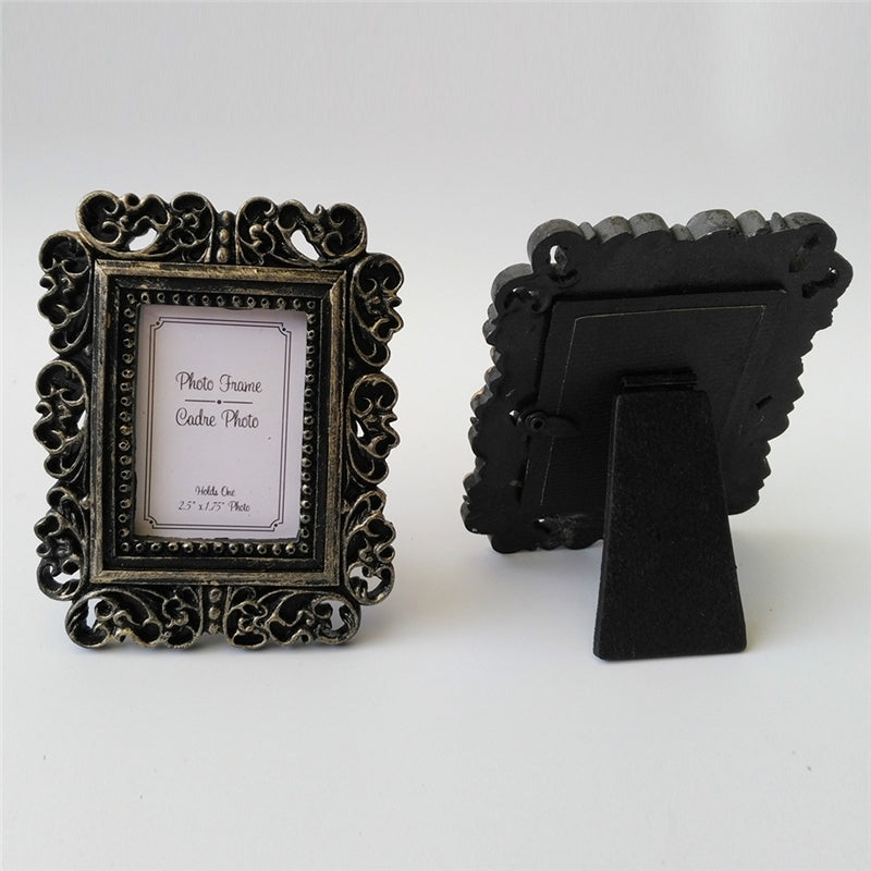 ELECTROPRIME EKC01047 Photo Frame Retro Photo Frame for Wedding Party Family Home Decor Picture Desktop Frame Photo Frame(Square)