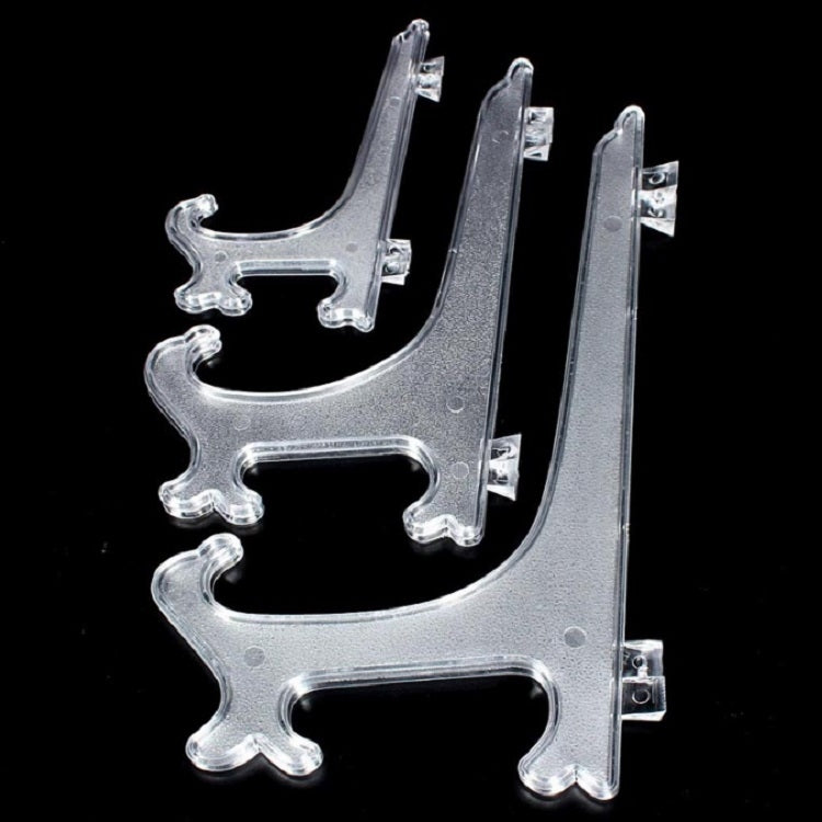 ELECTROPRIME 10 PCS Plastic High Transparent Frame Holder, Size:5 inch