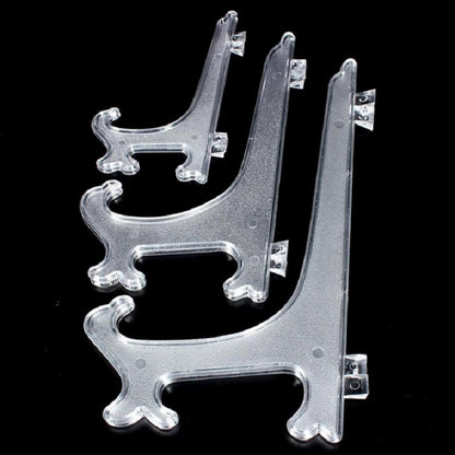 ELECTROPRIME 10 PCS Plastic High Transparent Frame Holder, Size:5 inch
