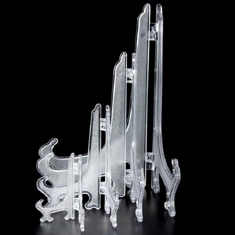 ELECTROPRIME 10 PCS Plastic High Transparent Frame Holder, Size:5 inch