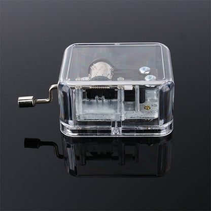 ELECTROPRIME Music Box DIY Craft Vintage Musical Gold Hand Music Boxes(Swan Lake)