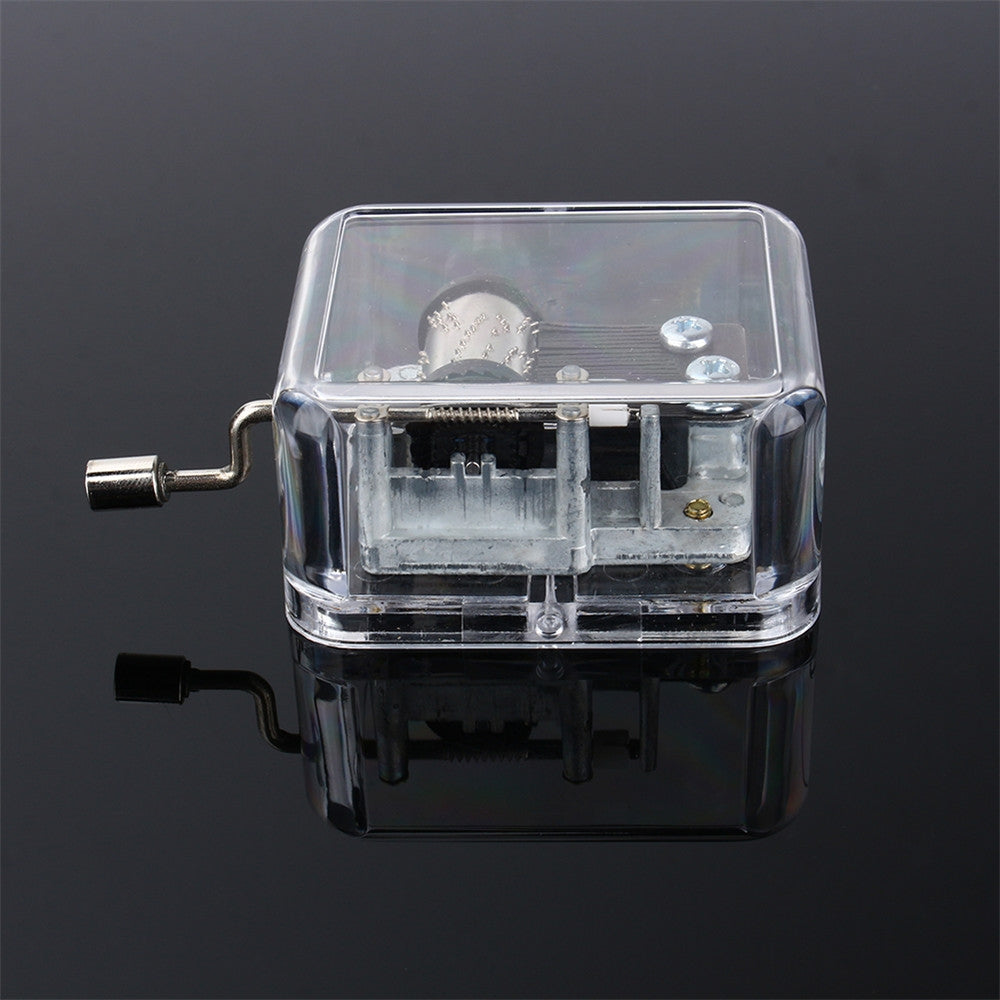 ELECTROPRIME Music Box DIY Craft Vintage Musical Gold Hand Music Boxes(Castle in the Sky)