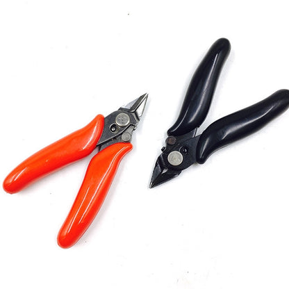 ELECTROPRIME Stainless Steel Mini Electronic Water Cut Pliers Electrician Repair Tools, Color:Black