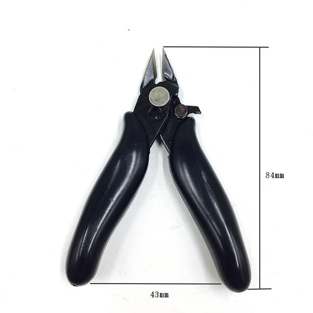 ELECTROPRIME Stainless Steel Mini Electronic Water Cut Pliers Electrician Repair Tools, Color:Black