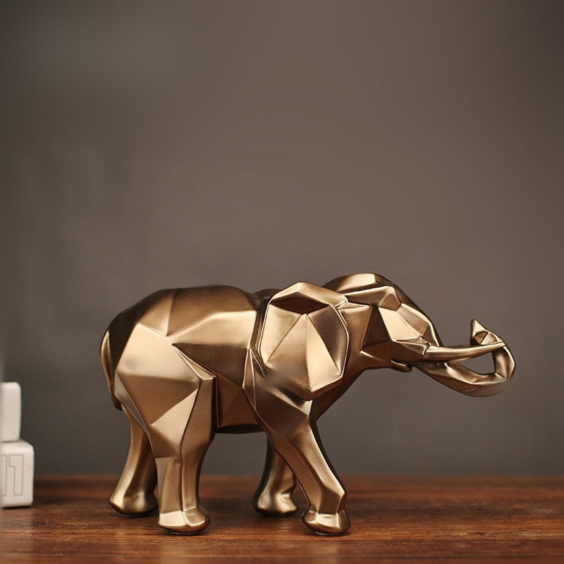 ELECTROPRIME Elephant Sculpture Animal Home Decoration Crafts